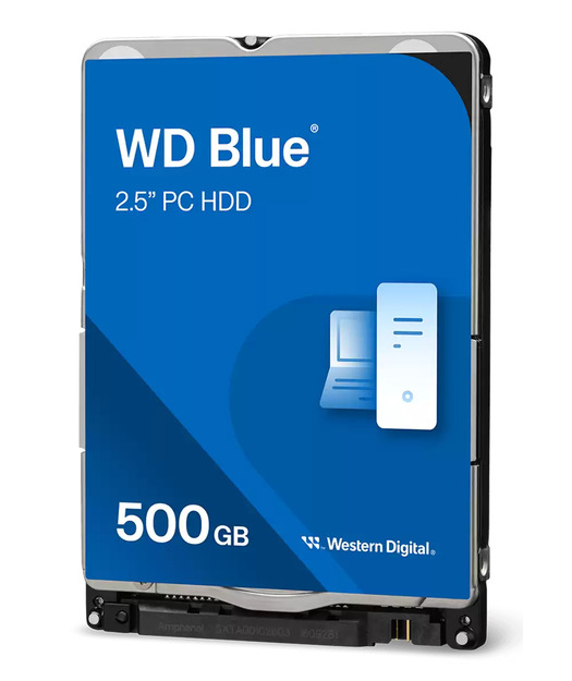 Western Digital Blue 2.5" Slim 500GB WD5000LPZX SATA6 Sabit Disk