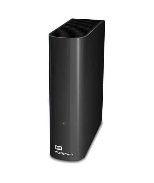 WD Elements 3.5'' 4TB Black USB 3.0 -USB 2.0