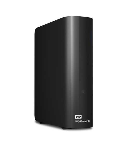 WD Elements 3.5'' 4TB Black USB 3.0 -USB 2.0